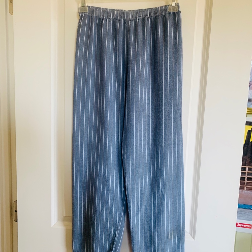 John Gault pinstripe pants
